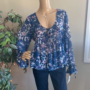 Hiatus Boho Blouse Size Medium